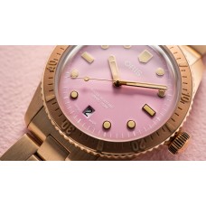 Oris Divers Sixty-Five Pink Dial Bronze Case (01 733 7771 3158)